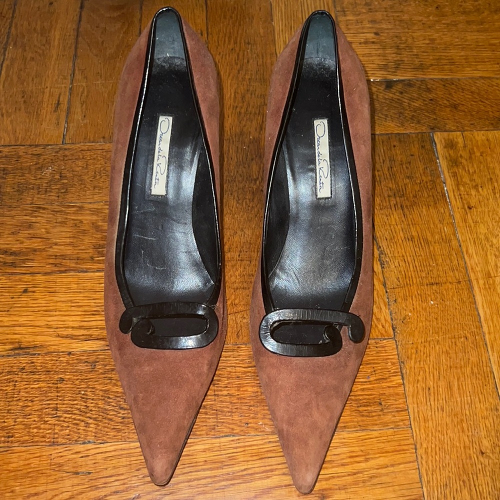 Oscar de larenta heels vintage